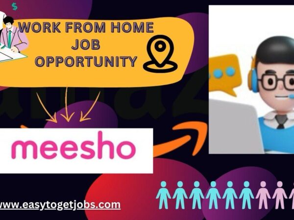 Meesho work from home jobs 2024, easytogetjobs : Meesho is presently hiring City Lead for a remote opportunity. The organization seeks applicants with 3 to 5 years. The estimated salary for this position is between 3 and 5 lakhs per year.