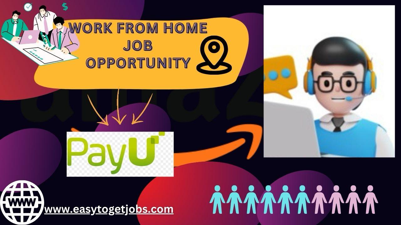 PayU Remote Work From Home, 2024, easytogetjobs – PayU the well-known company is looking for candidates for it's work from home job opportunity. PayU is hiring Product Intern. Candidates with Any Graduate can apply as this is the minimum qualification requirement and fresher candidates are welcome to apply. Pay scales will be from 3 to 5 LPA anticipated.