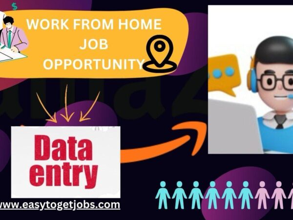 Data Entry Work From Home Job Opportunity, freshers and experienced apply, easytogetjobs