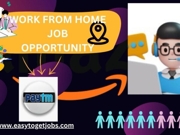 Content Writer - Paytm Work From Home Job opportunity, 2024, easytogetjobs 