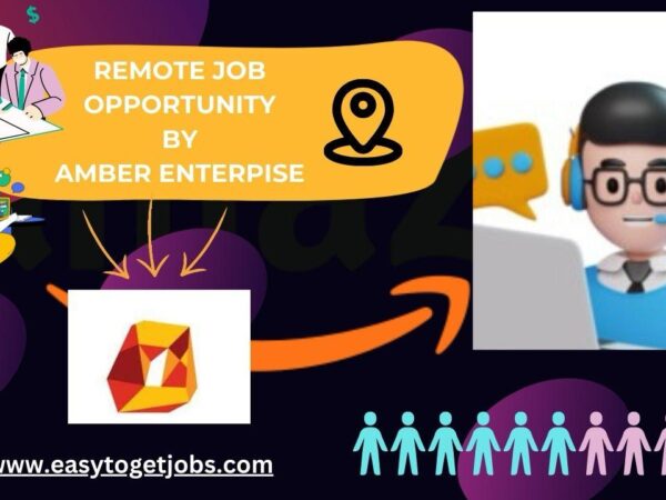 Amber company hiring freshers on remote job role for 2024, easytogetjobs