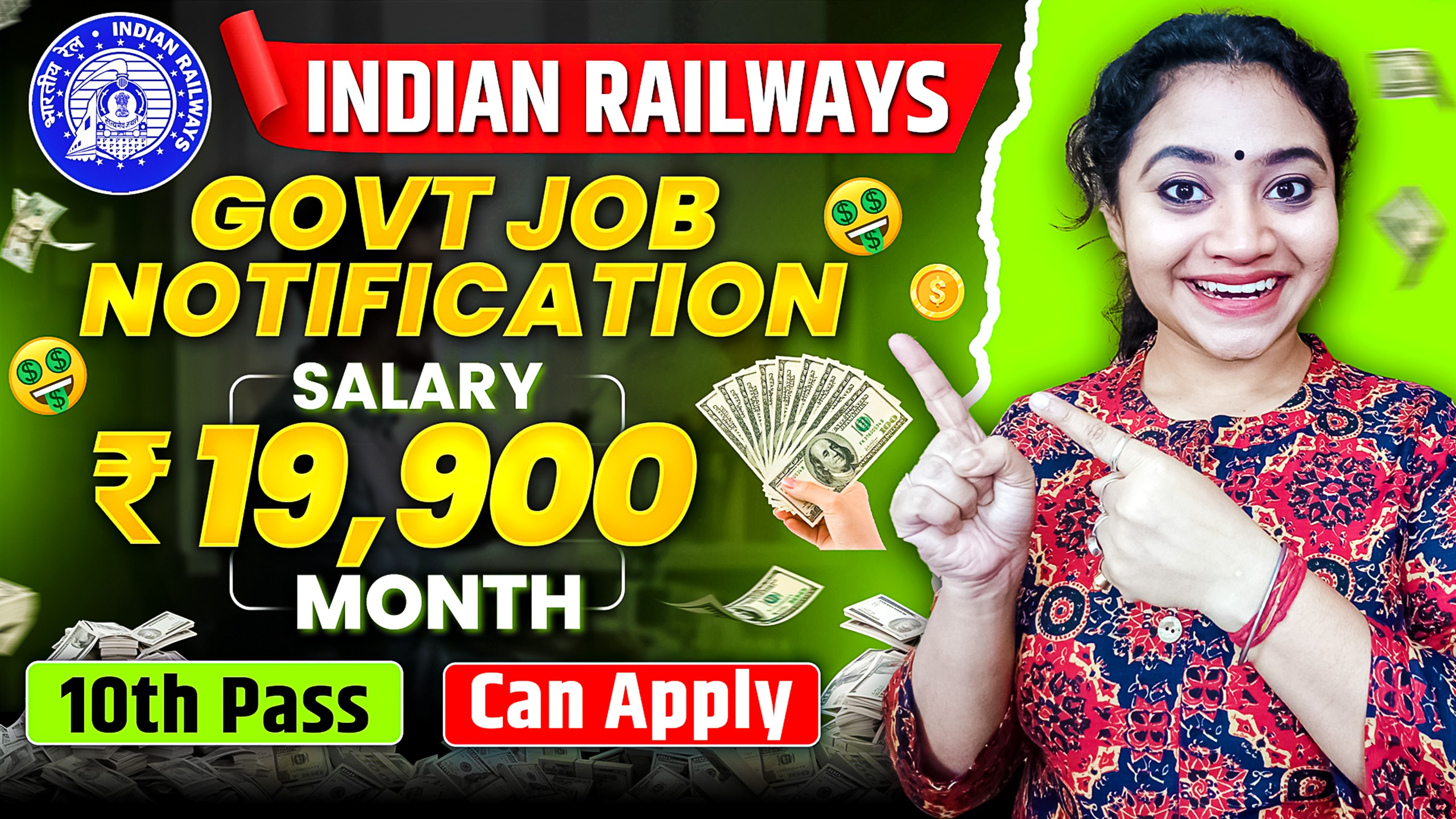 Loco Pilot recruitment under Indian Railways, 10th pass can apply, 9,970 total