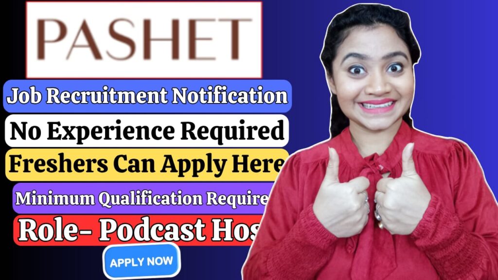 Become a podcast host in Pashet and give your career a huge fly in 2025